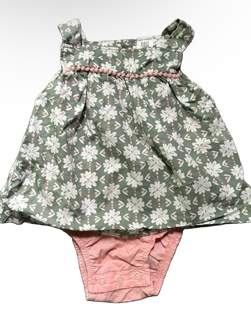 Baby Girl Summer Bodysuit Dresses Floral Tank Tops Size 3-6 Months - Picture 5 of 5
